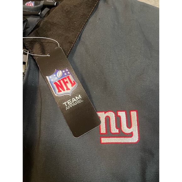 NFL New York Giants Tradesman Canvas Carhartt Style Jacket NEW Men's XXXL - Picture 2 of 5
